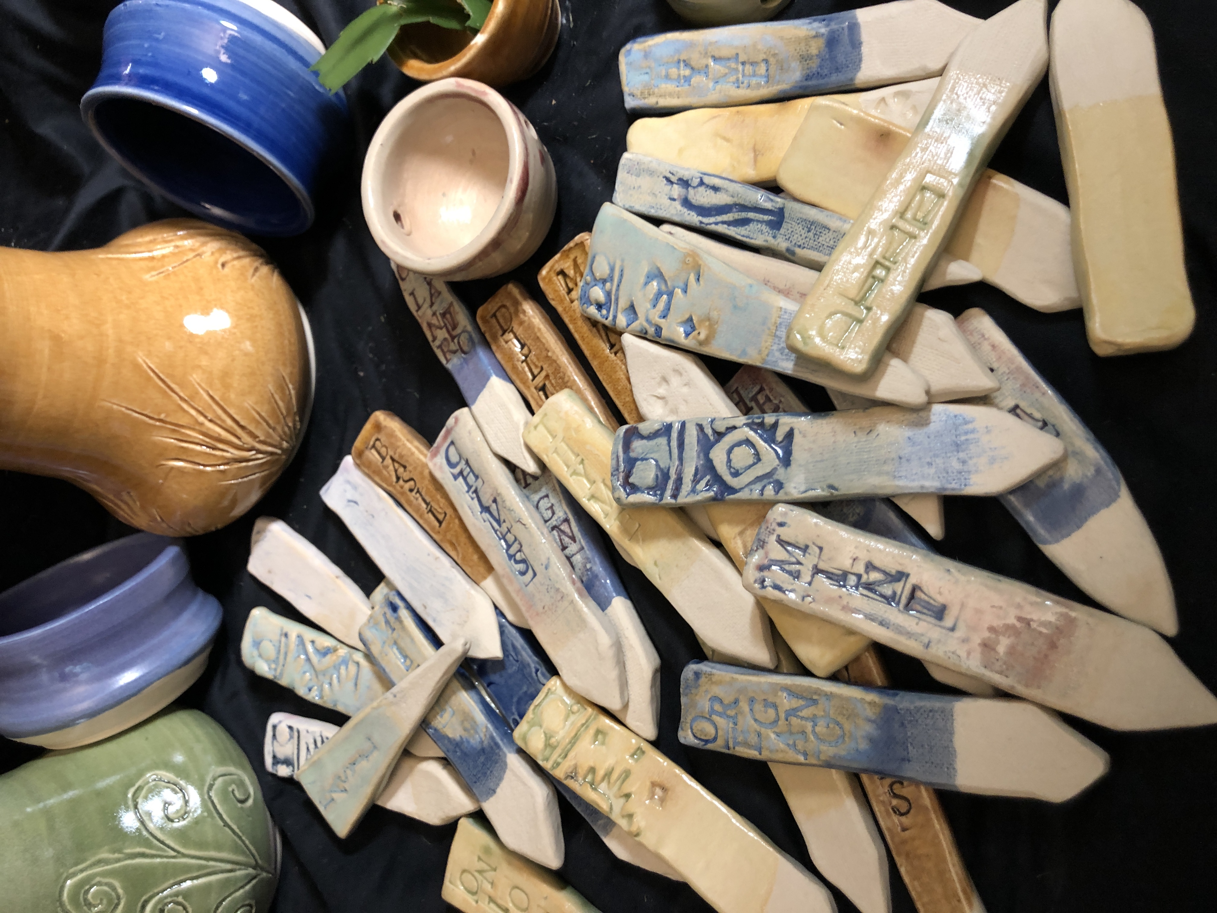 Ceramic Garden Marker Stakes